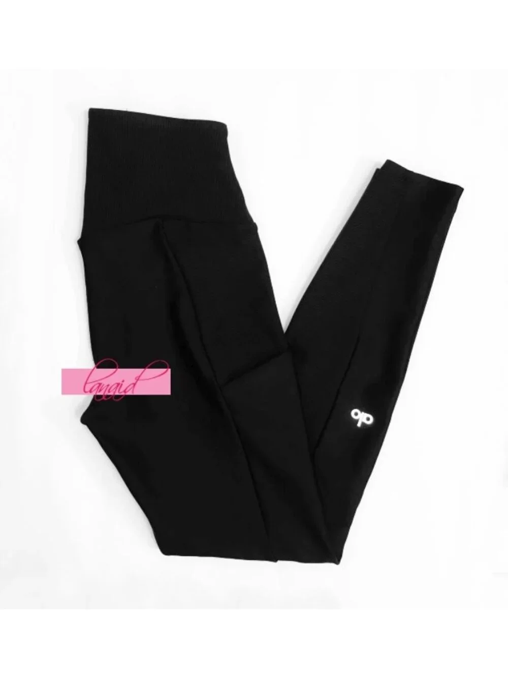 Alo Ribbed Airlift High-Waist 7/8 Enchanted Leggings Pockets Hi-Rise Skinny Pant